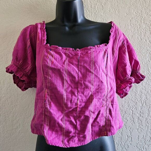 Free People Seratonin Smocked Blouse - Picture 2 of 9